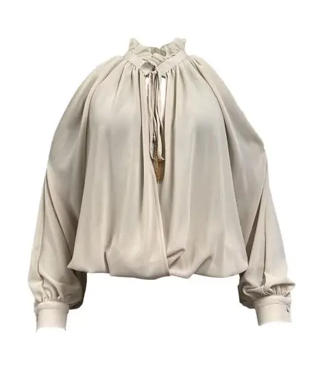 Blusa incrocio raglan