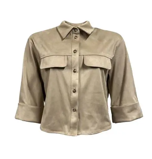 Camicia corta camoscio miniatura 2