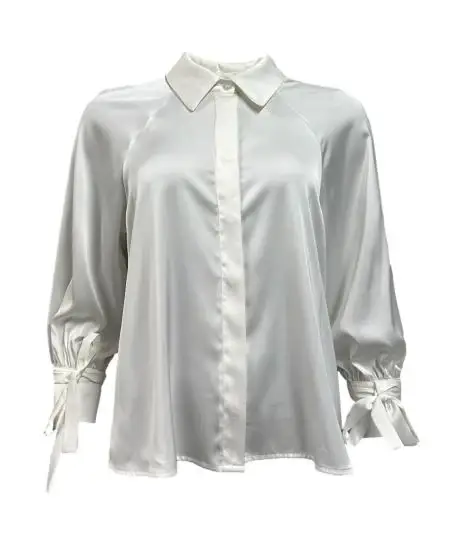 Camicia fiocchi polsi raso
