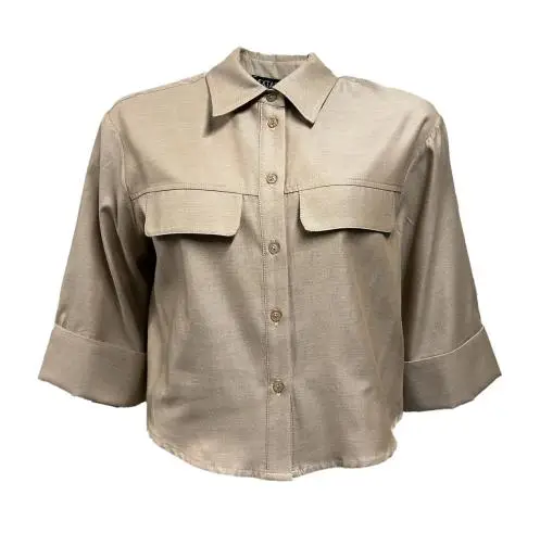 Camicia pattine cotone miniatura 2