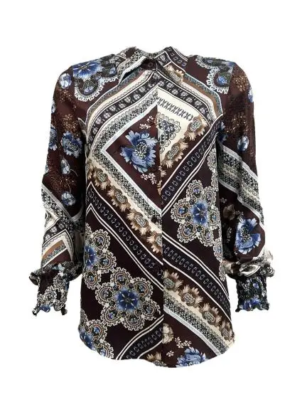 Camicia st.quadro-fiore