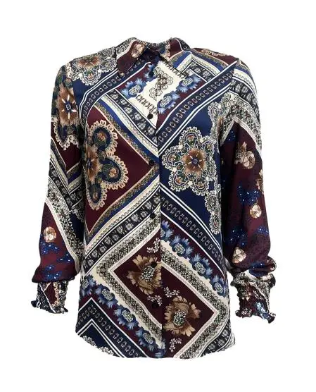 Camicia st.quadro-fiore