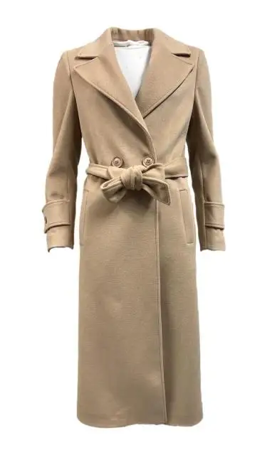 Cappotto lungo doppiopetto miniatura 2