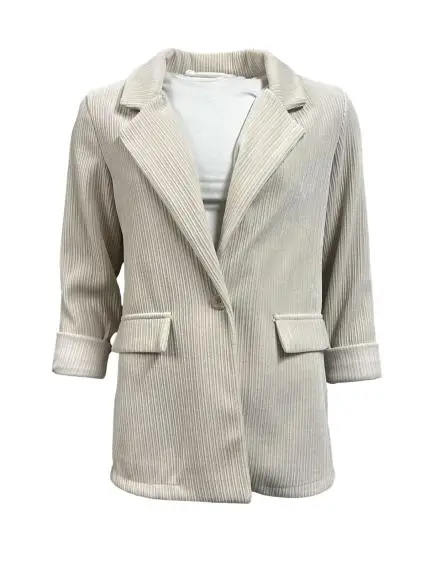 Giacca costine velluto