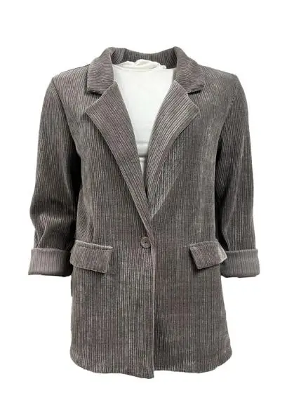 Giacca costine velluto