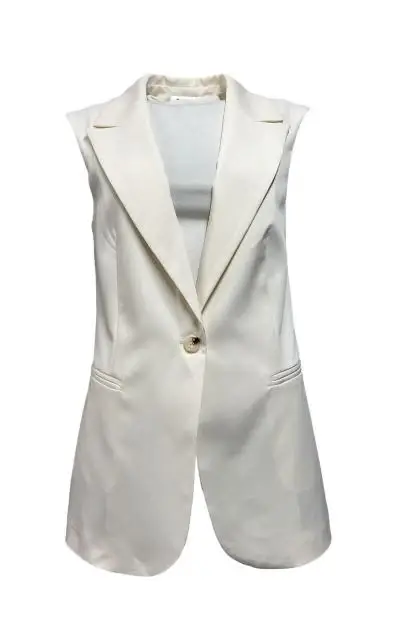 Gilet 1 bottone cotone miniatura 2