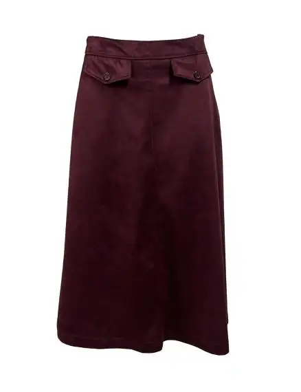 Gonna lunga camoscio miniatura 2