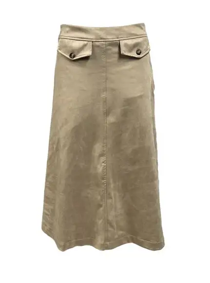 Gonna lunga camoscio miniatura 2