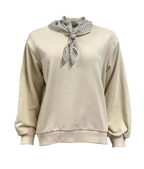 Maglia felpa foulard