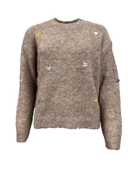 Maglione fiocchi colorati