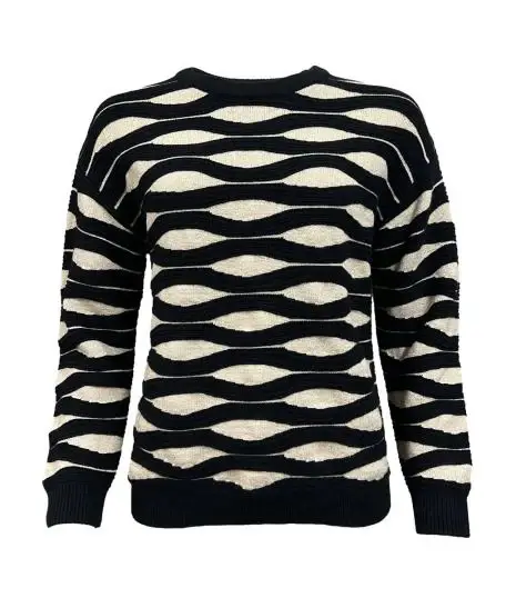 Maglione onde 3D miniatura 2