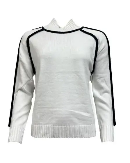 Maglione rifinitura contrasto