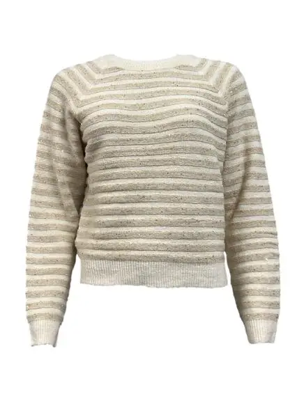 Maglione righe lurex