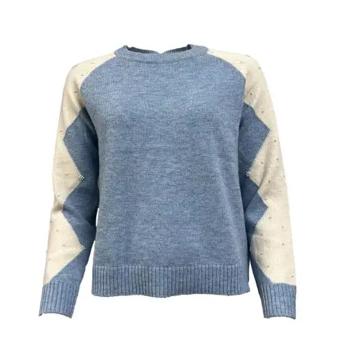 Maglione triangoli bicolore miniatura 2