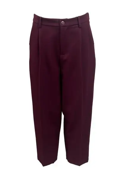 Pantalone dritto mano lana