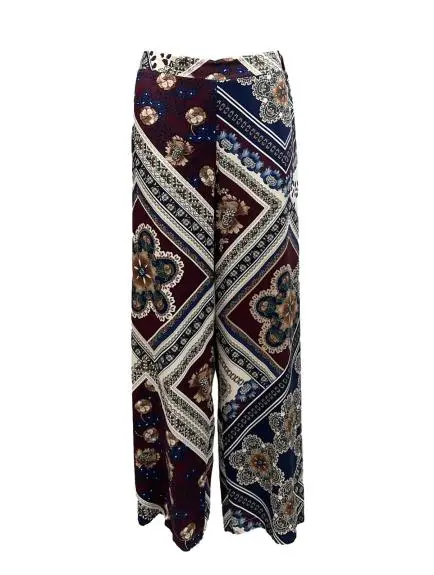 Pantalone fant. quadro-fiori miniatura 2