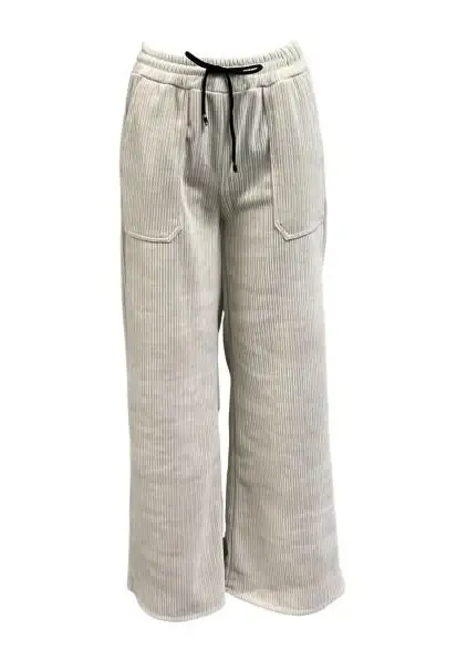 Pantalone laccio costine velluto miniatura 2