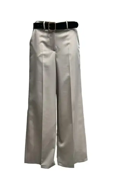 Pantalone palazzo cintura cotone
