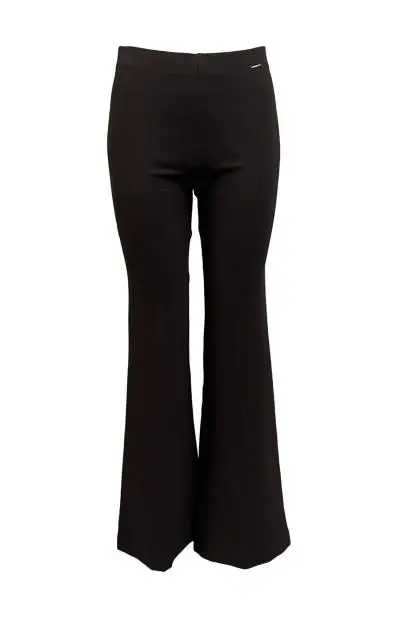 Pantalone zampa punto milano miniatura 2