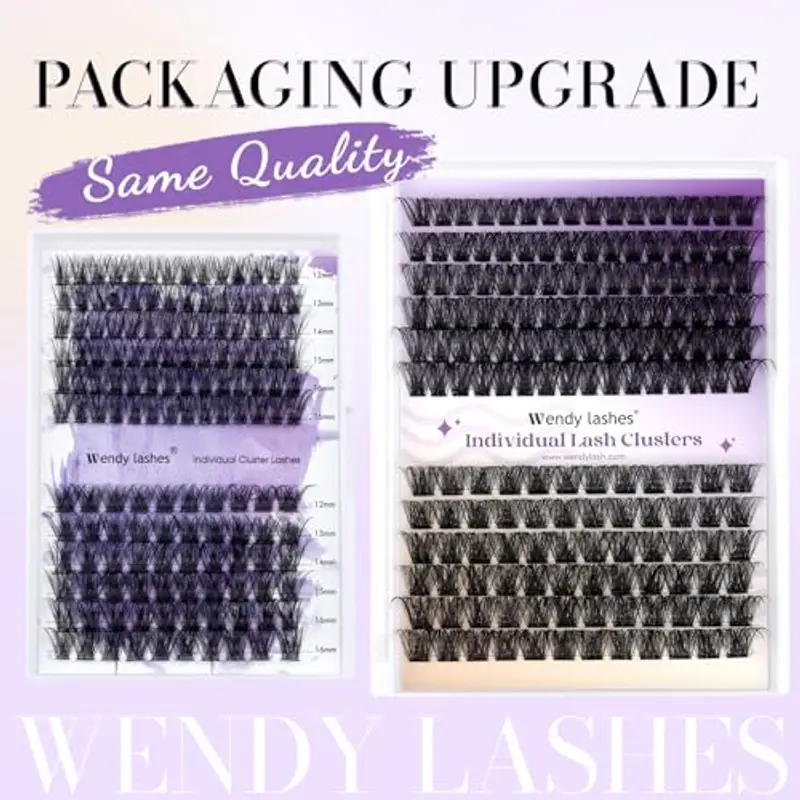 Extension Ciglia Ciuffetti Kit C Curl 0.07mm C3+C9 Cluster Lashes Kit Mix 12-16mm DIY Estensioni Ciglia Cluster miniatura 2