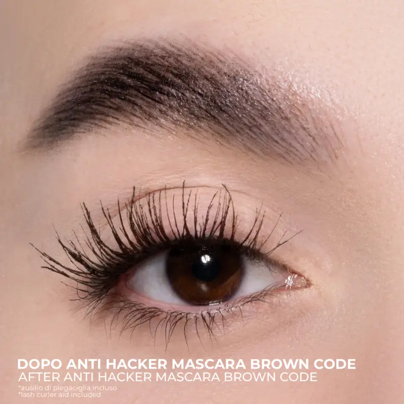 Occhi Anti Hacker 02 Brown Code - Mascara miniatura 3