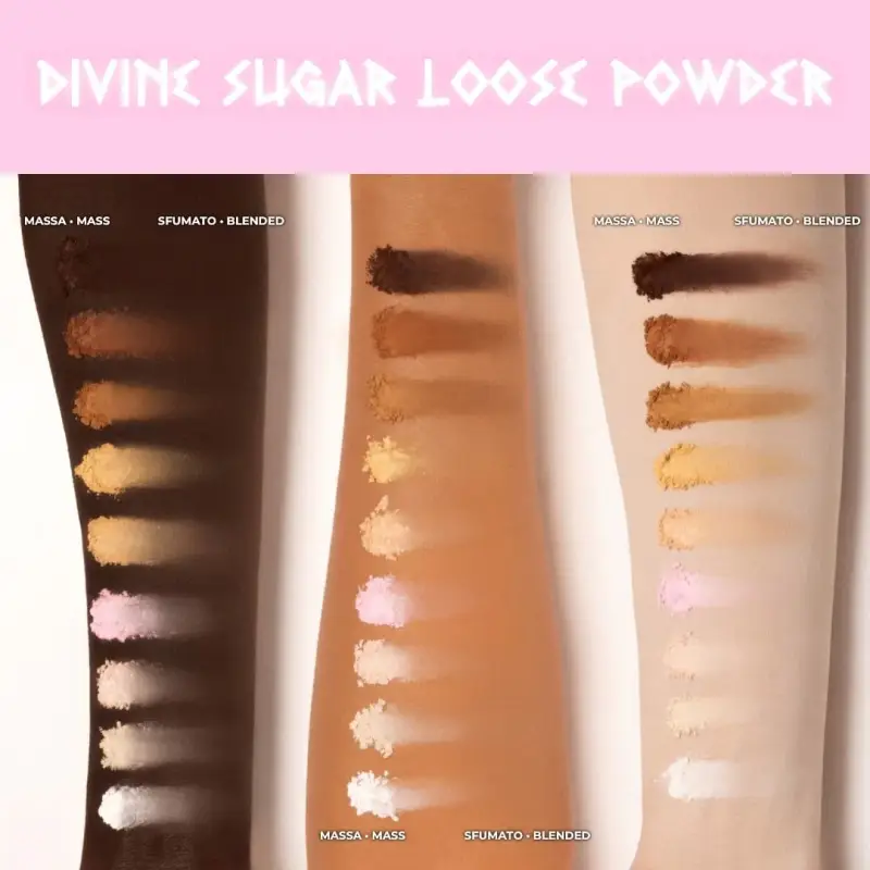Viso Divine Sugar Loose Powder - Set Bake Touch Up 01 LIGHT YELLOW - Cipria miniatura 2