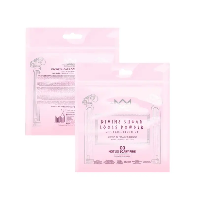Viso Divine Sugar Loose Powder - Set Bake Touch Up 03 NOT SO SCARY PINK - Cipria miniatura 4