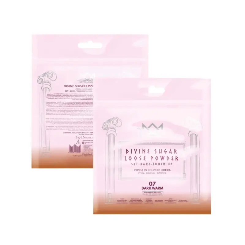 Viso Divine Sugar Loose Powder - Set Bake Touch Up 07 DARK WARM - Cipria miniatura 4