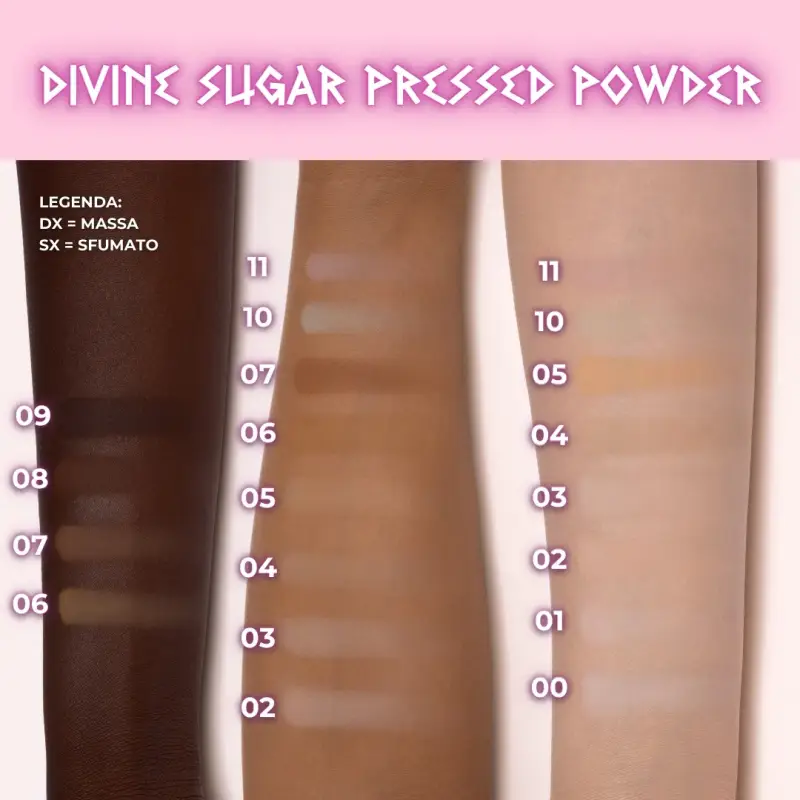 Viso Divine Sugar Pressed Powder 09 DEEP DARK WARM - Cipria miniatura 2