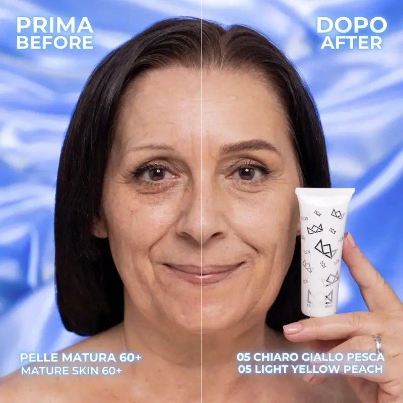 Viso Hydrogel Skin Color - Primer Foundation Hybrid 05 LIGHT YELLOW PEACH - Fondotinta, Primer viso miniatura 3