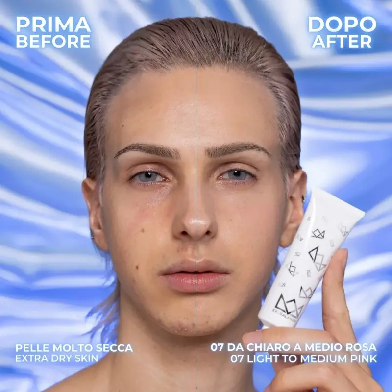 Viso Hydrogel Skin Color - Primer Foundation Hybrid 07 LIGHT TO MEDIUM PINK - Fondotinta, Primer viso miniatura 4