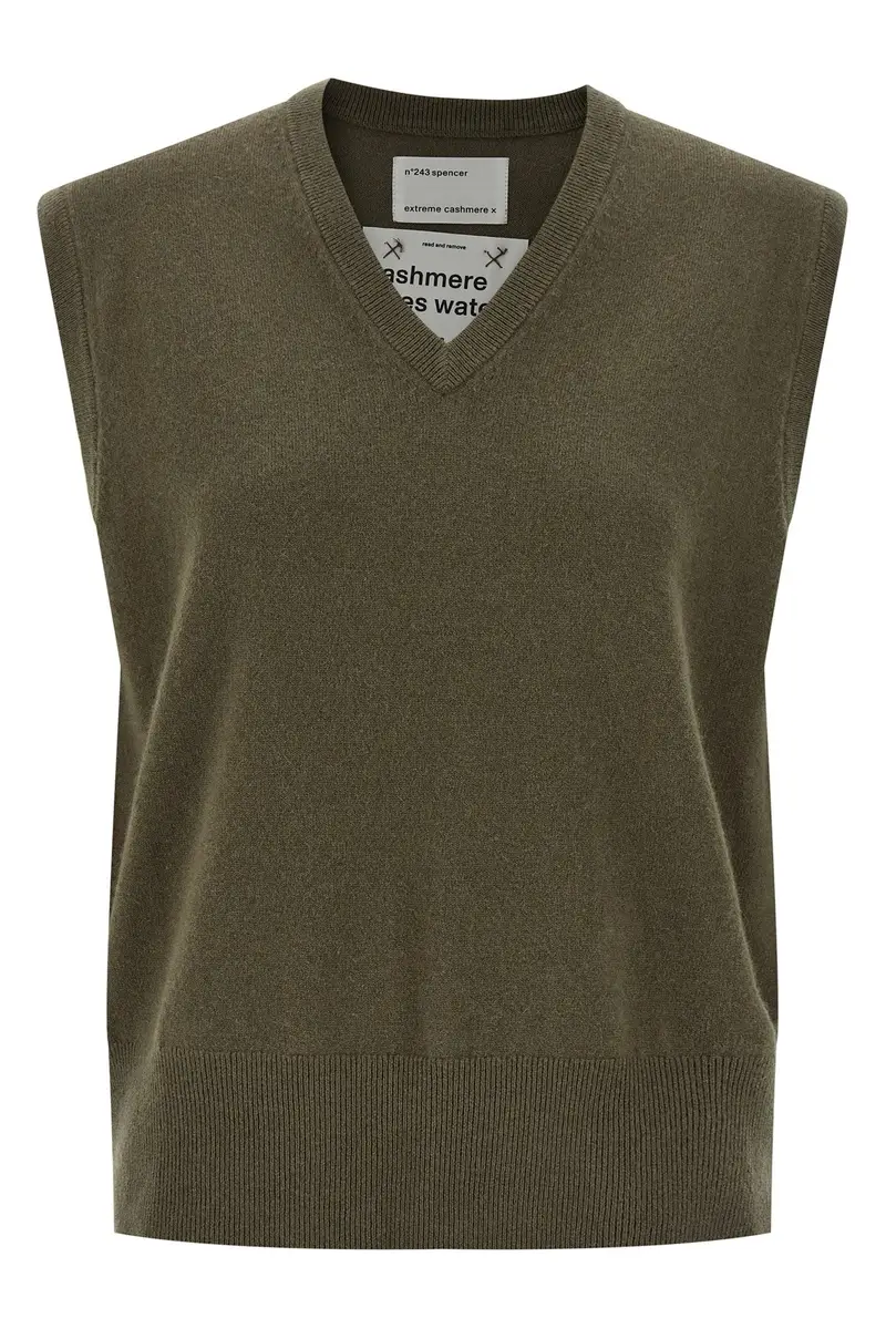EXTREME CASHMERE Gilet Verde 3892180