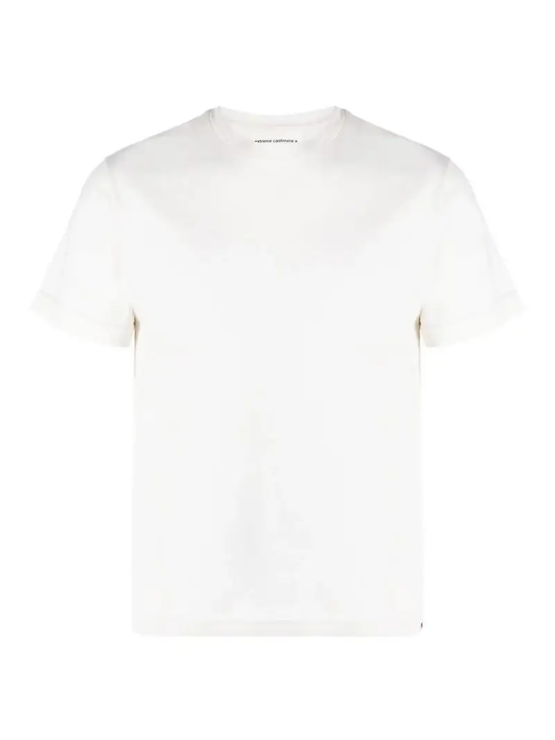 Girocollo misto cashmere Bianco