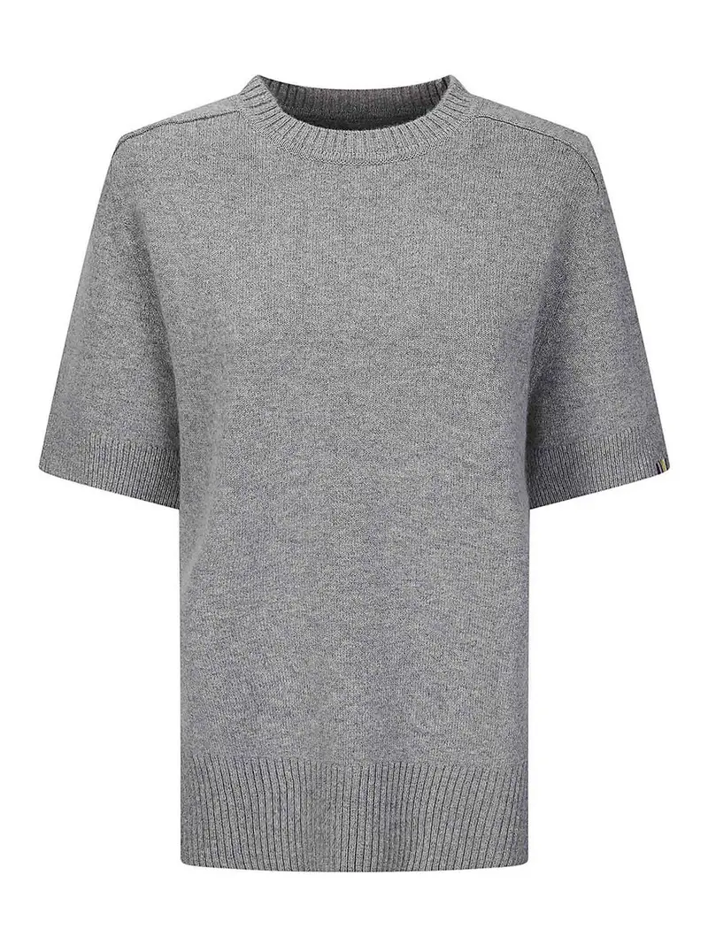 Top in cashmere Grigio