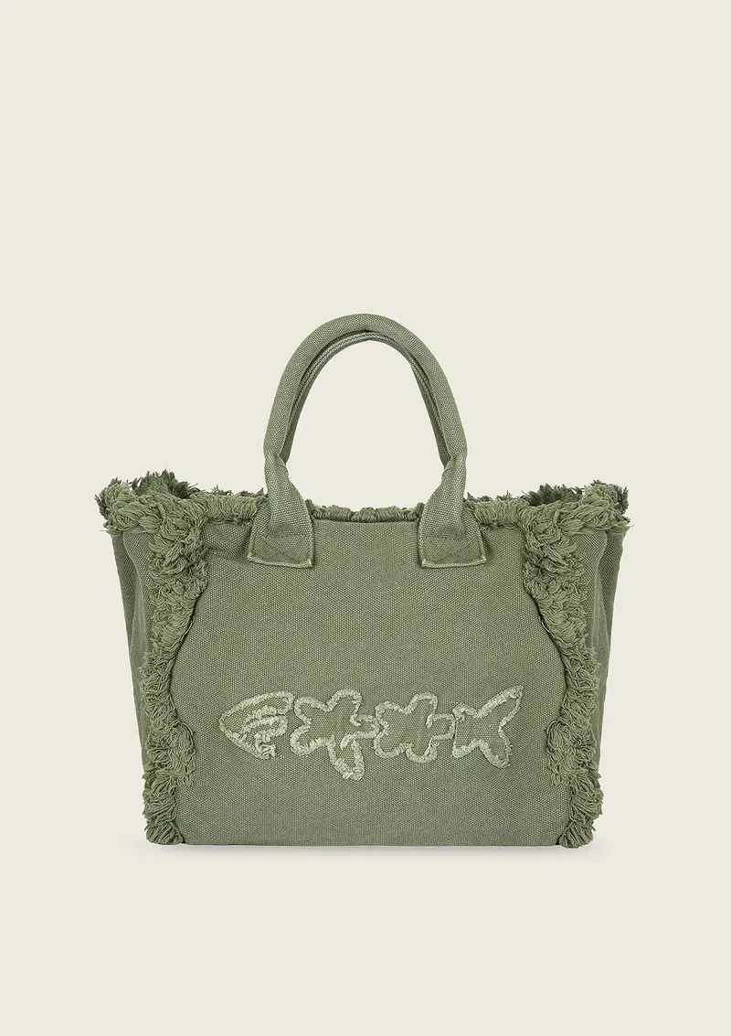 Beachbag Donna F**K Verde Militare A053-MG