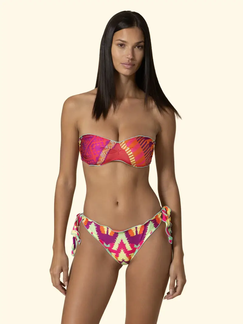 Bikini Donna F**K Fascia con Slip Regolabile Fantasia SW2602-X20