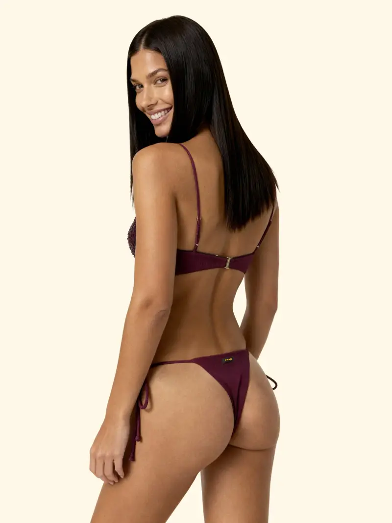 F**K Slip Donna Bordeaux 4376822 miniatura 2