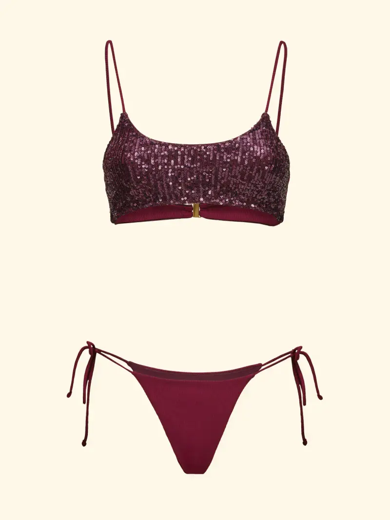 F**K Slip Donna Bordeaux 4376822 miniatura 3