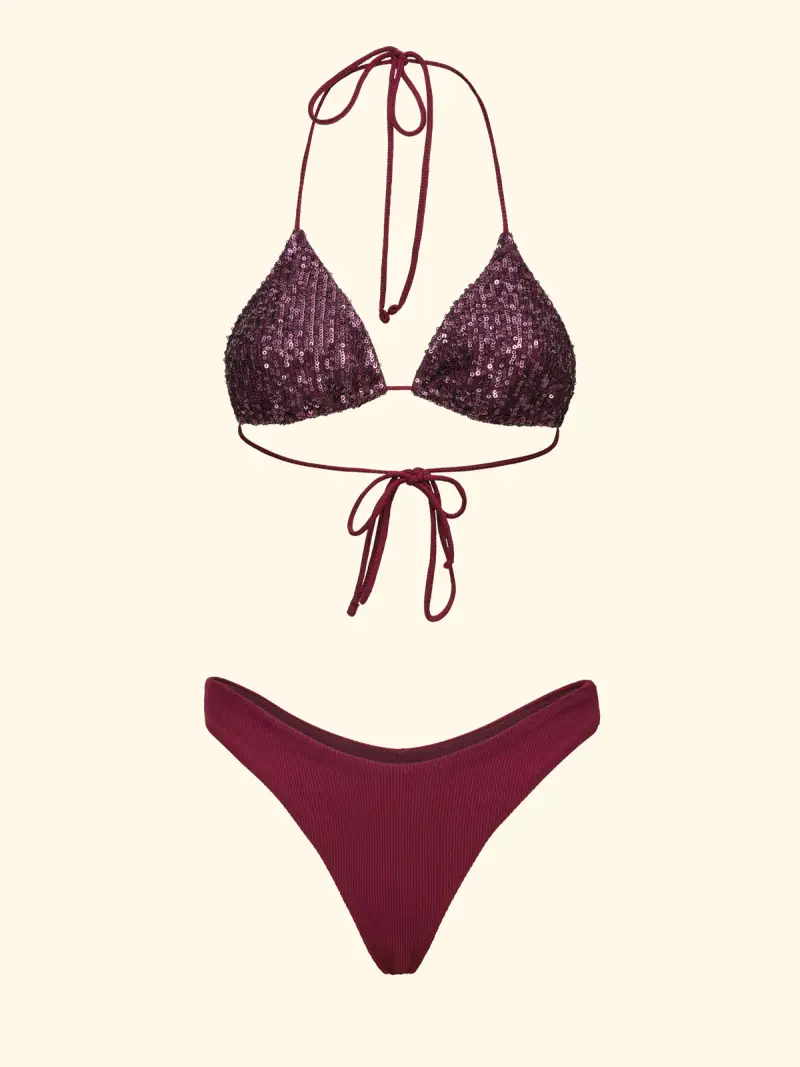 F**K Slip Donna Bordeaux 4376821 miniatura 3