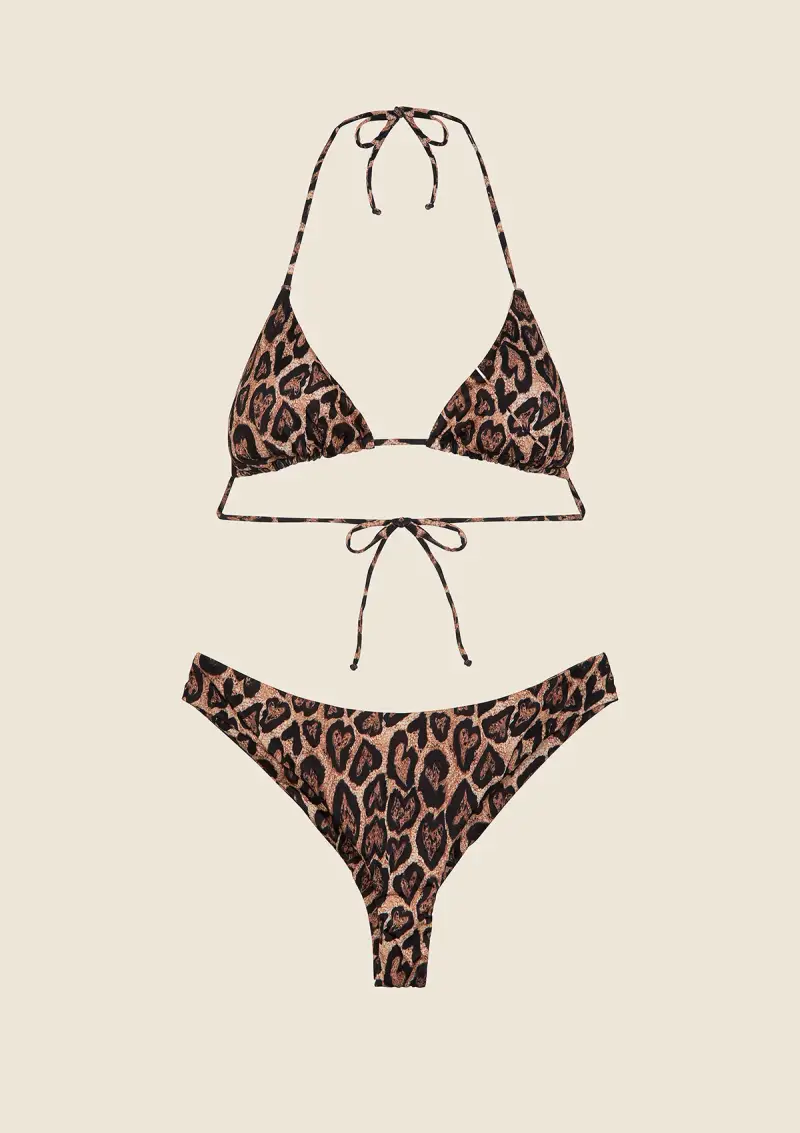 Bikini Donna F**K Triangolo con Slip Americano Fisso Fantasia 2100-X26 miniatura 4
