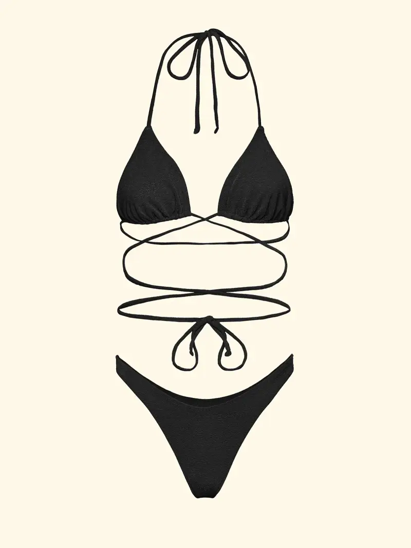 F**K Slip Donna Nero 4376994 miniatura 3