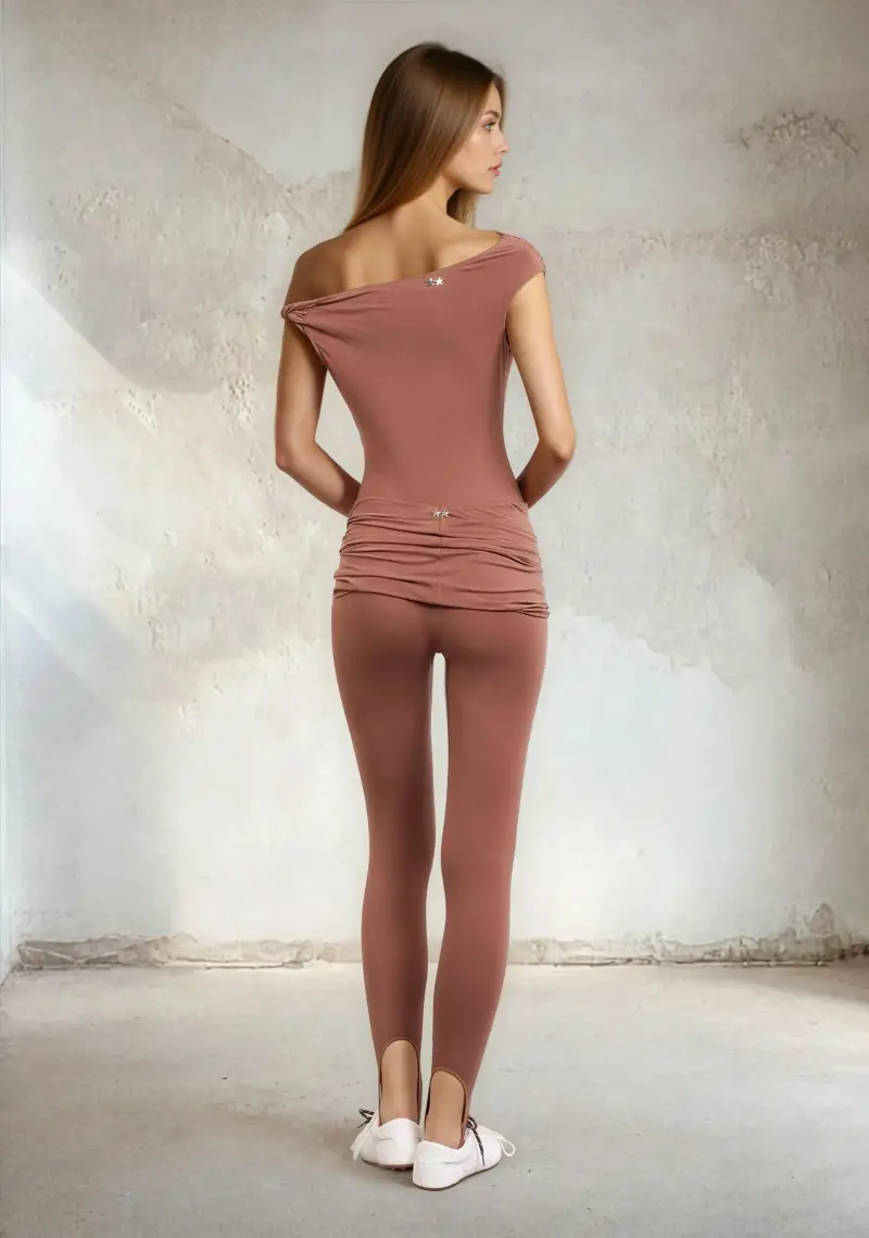 Body Donna F**K Light Brown W0603-LB miniatura 3