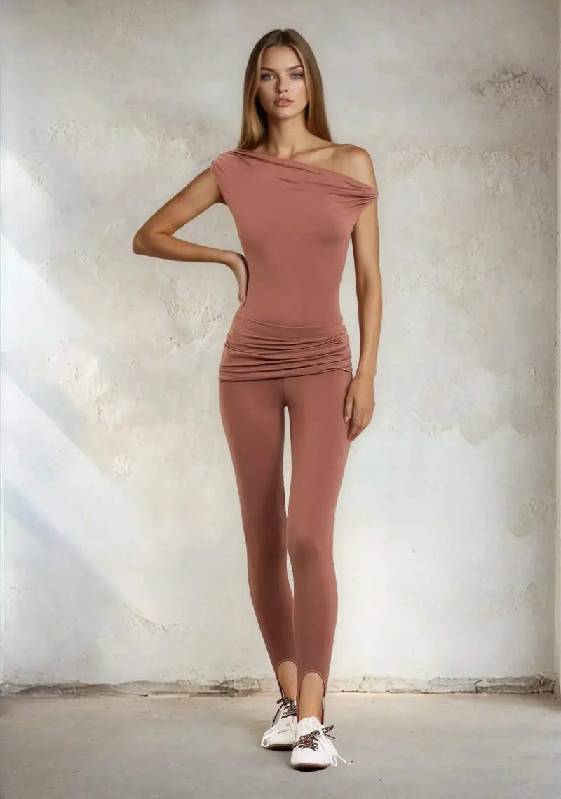 Body Donna F**K Light Brown W0603-LB