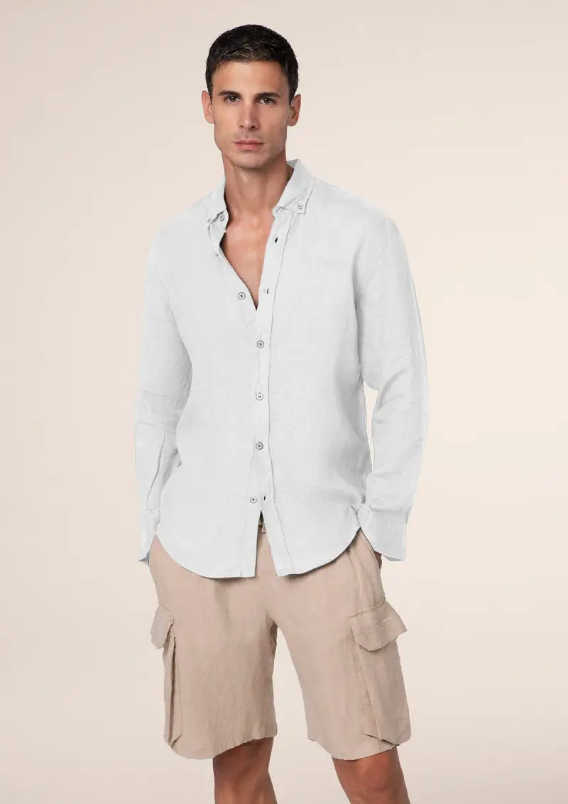 Camicia Uomo F**K Bianca M01CL40-WH