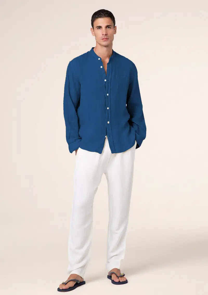 Camicia Uomo F**K Blu M01CL41-BU