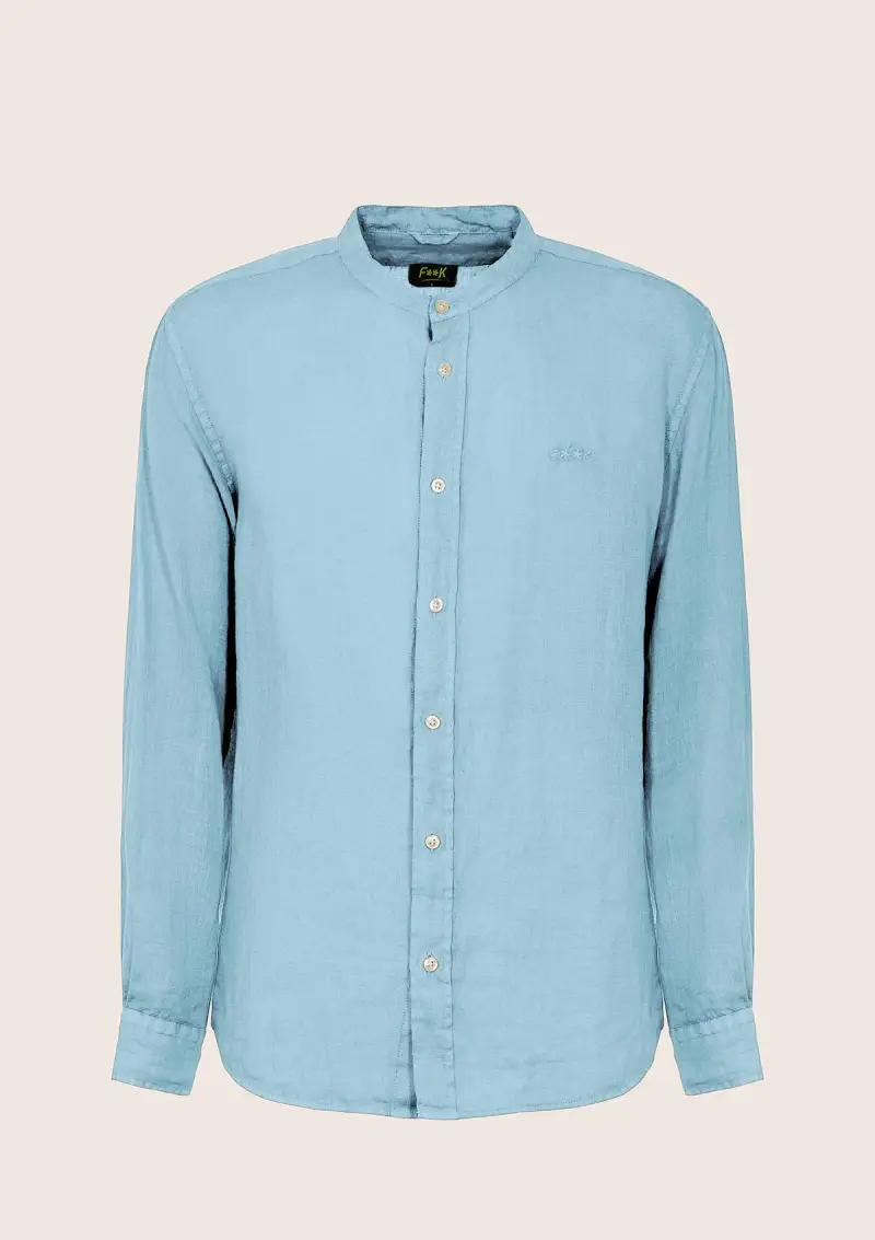 Camicia Uomo F**K Celeste M01CL41-TQ