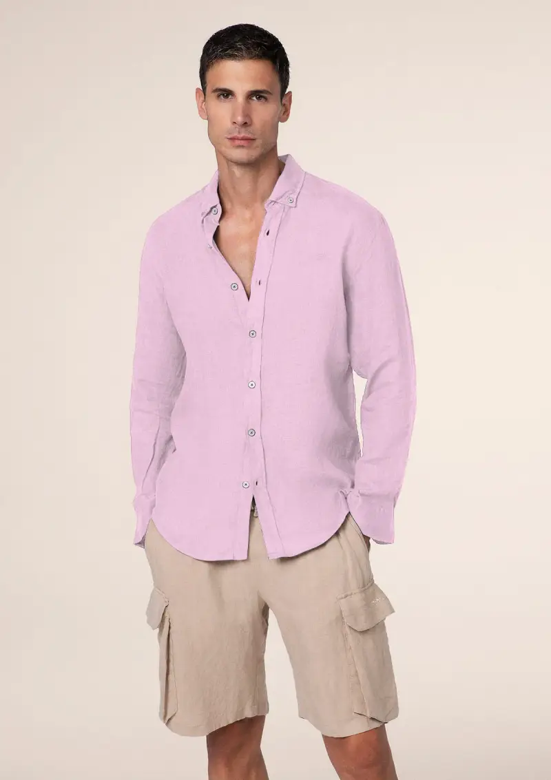 Camicia Uomo F**K Rosa M01CL40-PK