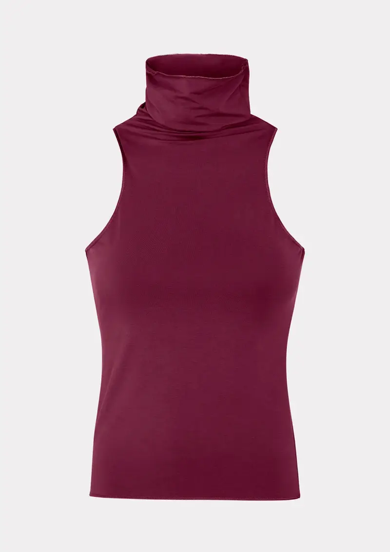 Canotta a Lupetto Donna F**K Bordeaux W0600-BD miniatura 4