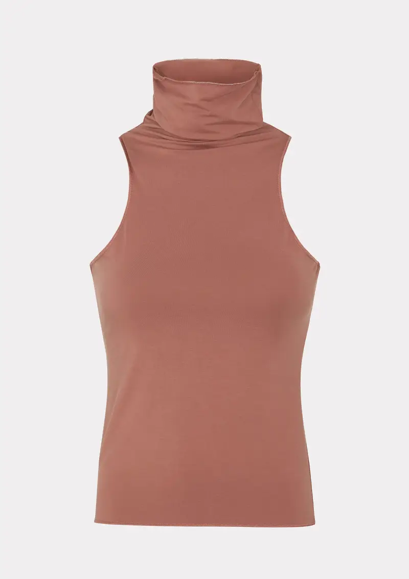 Canotta a Lupetto Donna F**K Light Brown W0600-LB miniatura 4