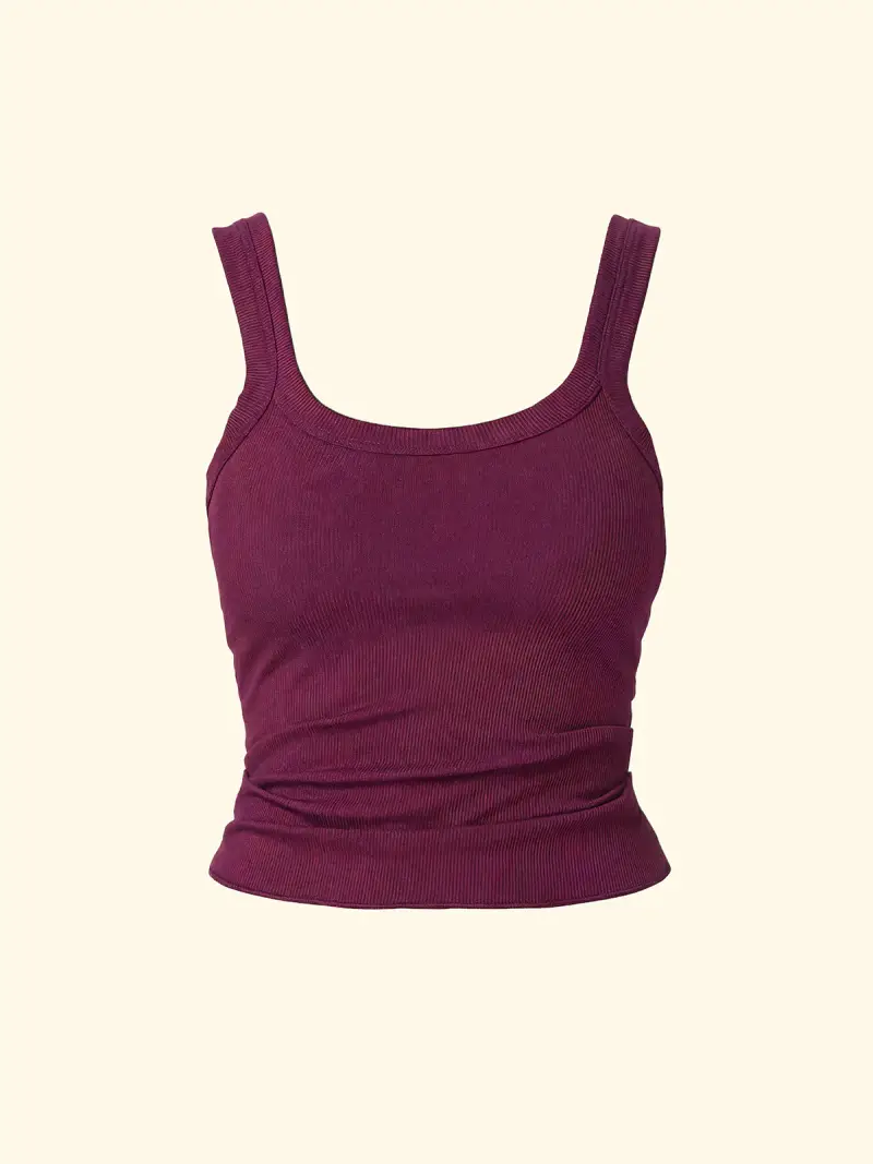 Canotta Donna F**K Bordeaux SW0646-BD miniatura 3